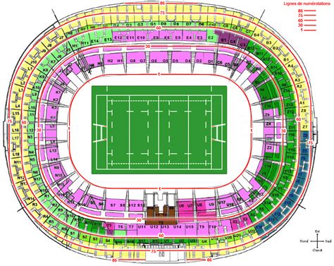 stade de france plan places